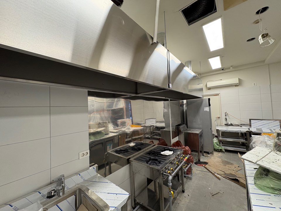 주방후드 사각닥트 제작 시공