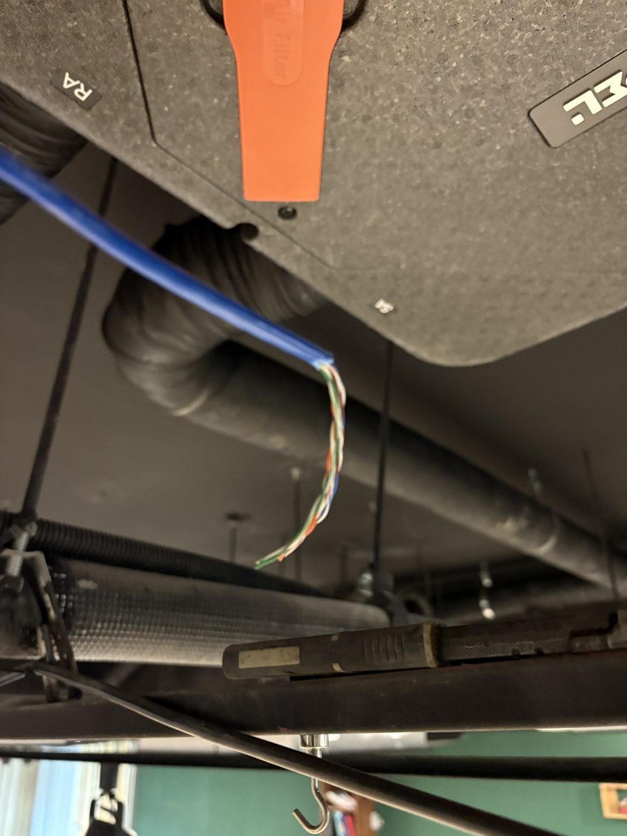 대형 공조기 설치 현장