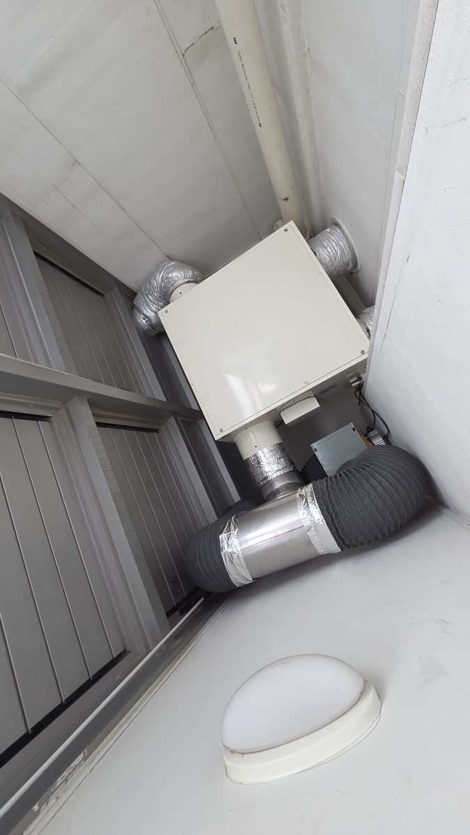 전열교환기 시공 현장 전경